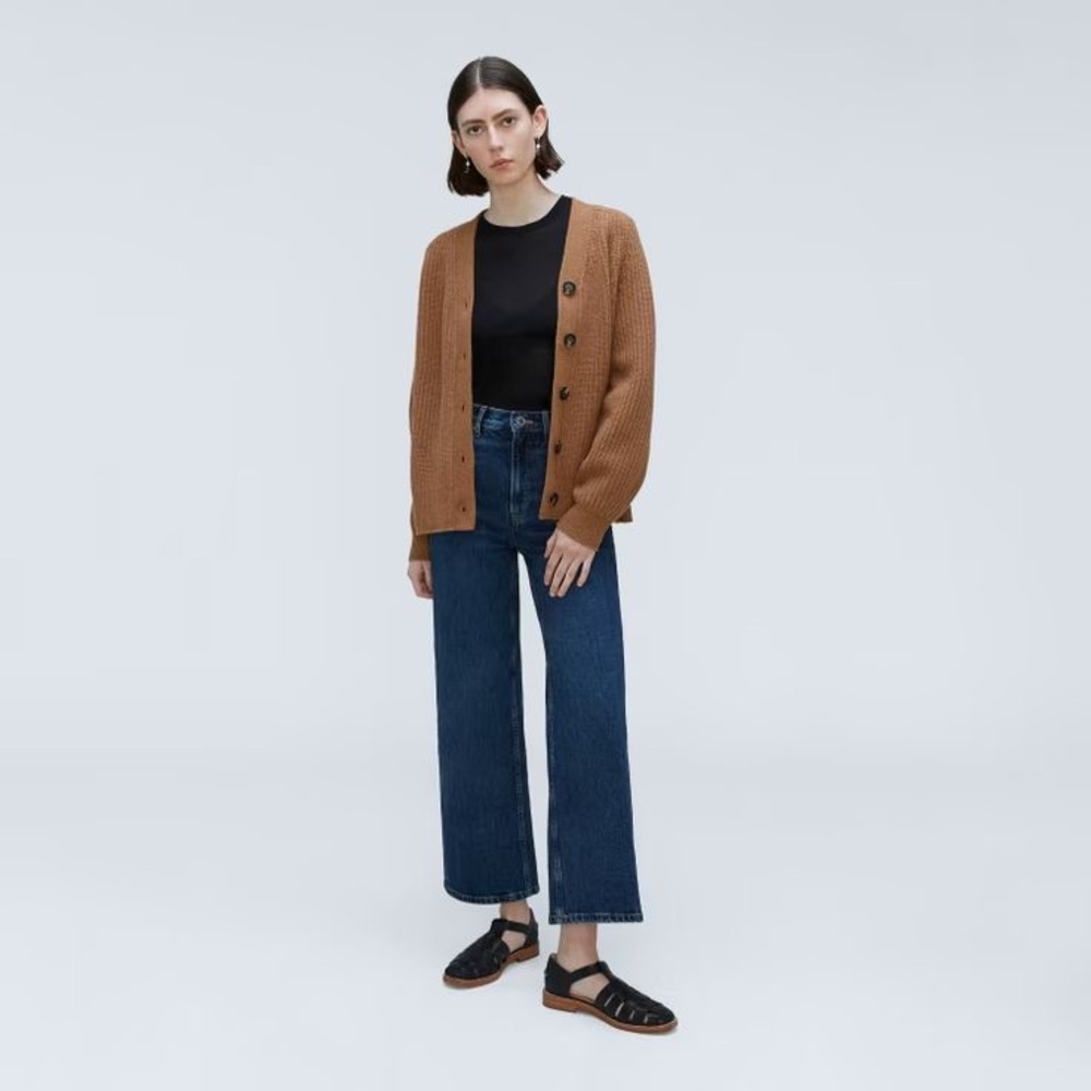 Relaxed fit The Felted Merino Cardigan - Picture 2 of 7